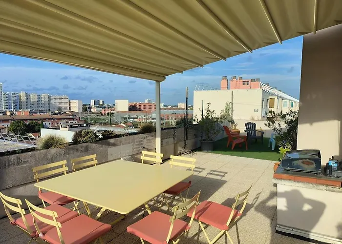 T5 Exceptional! Terrace 60 M2 By Station 8 Pers *