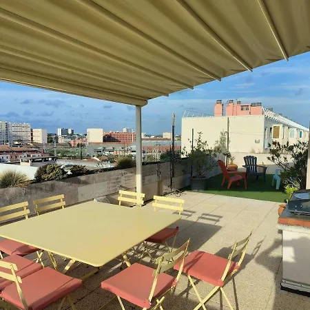 T5 Exceptional! Terrace 60 M2 By Station 8 Pers *